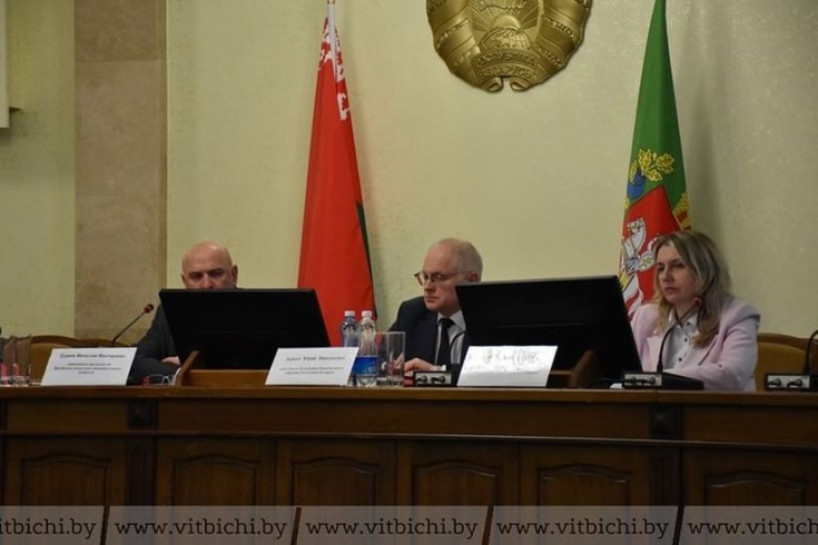 Член Совета Республики Ю.Деркач принял участие в заседании коллегии Витебской областной организации БКК
