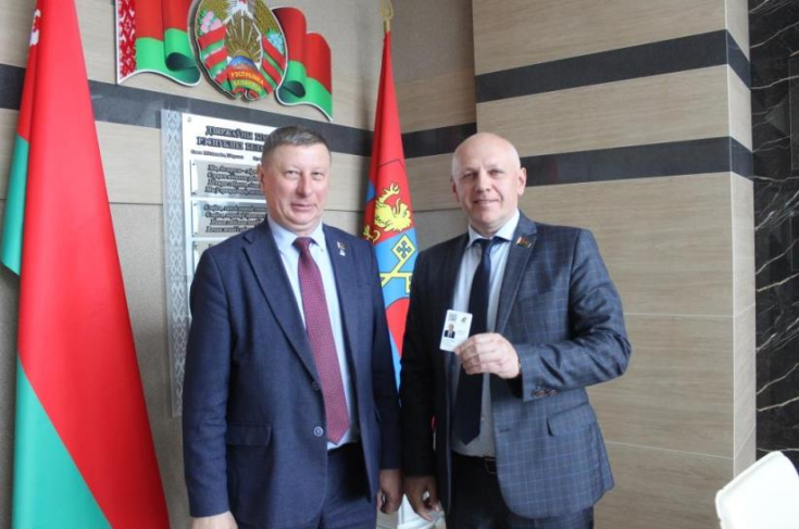 Член Совета Республики А.Жамойда пополнил ряды Белорусской политической партии «Белая Русь»