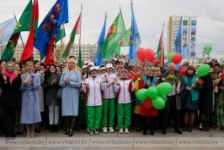 Член Совета Республики И.Левкович приняла участие в церемонии занесения победителей соревнования за достижение в 2022 на доску Почета Витебской области и города Витебска.