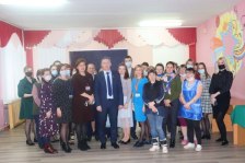 Член Совета Республики А.Шишкин встретился с педагогами г. Чечерска