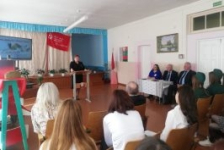 Член Совета Республики Г.Протосовицкий принял участие в проведении урока Памяти «Нам этот мир завещано беречь»