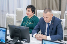 Член Совета Республики Алла Смоляк приняла участие в заседании штаба по ликвидации последствий непогоды в Гомельской области