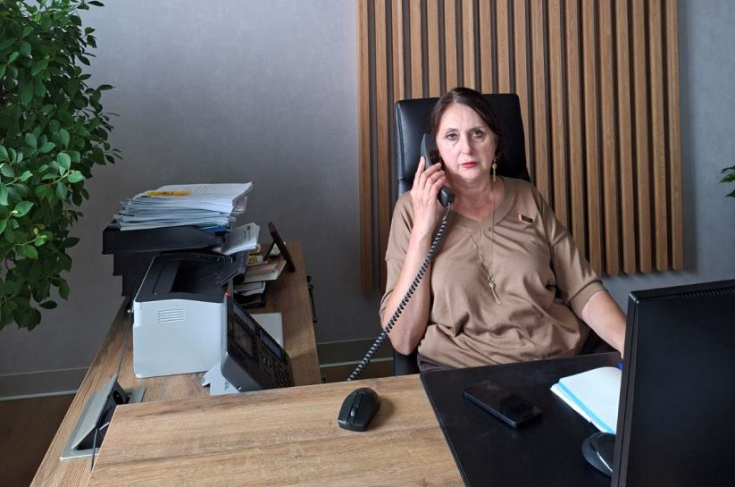 Член Совета Республики И.Толкачёва провела прямую телефонную линию