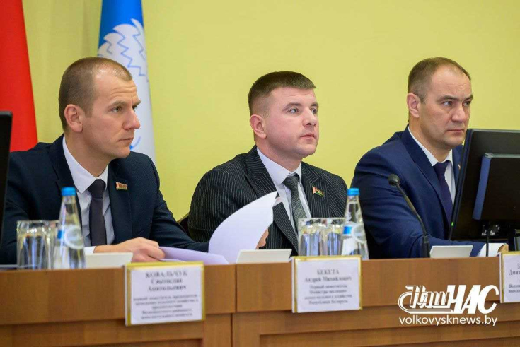 Член Совета Республики Дмитрий Захарчук принял участие в заседании Волковысского райисполкома