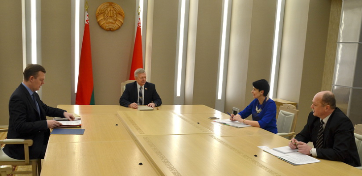 Член Президиума Совета Республики Рахманов С.К. провел совещание по вопросам расширения белорусско-японского сотрудничества