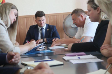 А.Лукьянов провел личный прием граждан и горячую линию 
в Чаусском районе Могилевской области

