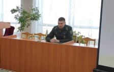 Член Молодежного парламента М.Степанов встретился с учащимися
