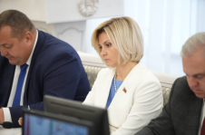 Член Совета Республики К.Пантюхова приняла участие в аппаратном совещании Гомельского облисполкома