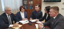 Член Президиума Совета Республики С.Рачков встретился с представителями Молодежного парламента