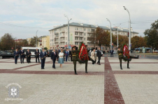 Член Совета Республики Е.Зенкевич проводит встречу с делегацией Брянской областной Думы