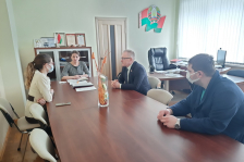 Член Совета Республики В.Котович встретился с руководством Светлогорской центральной районной больницы