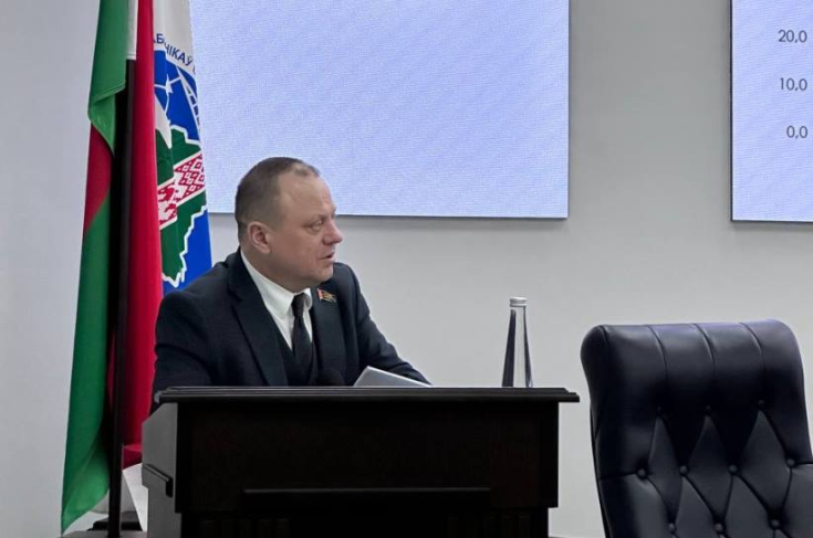 Член Совета Республики Э.Гаврилкович принял участие в отчетной профсоюзной конференции на РУПП «Гранит»