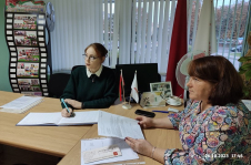 Член Совета Республики И.Сачковская
провела прямую телефонную линию и личный прием граждан 
