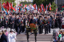 Член Совета Республики А.Горошкин принял участие в торжественной церемонии возложения цветов у Вечного огня на площади Славы в Могилеве