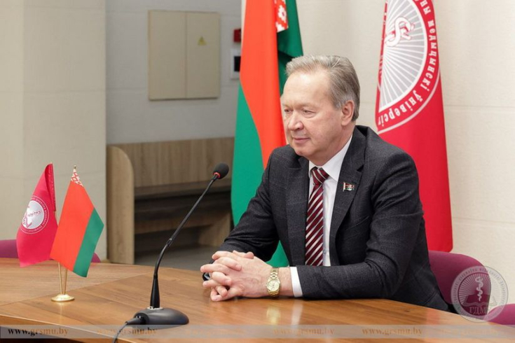 Игорь Жук обсудил итоги второго заседания VII Всебелорусского народного собрания с коллективом Гродненского медуниверситета