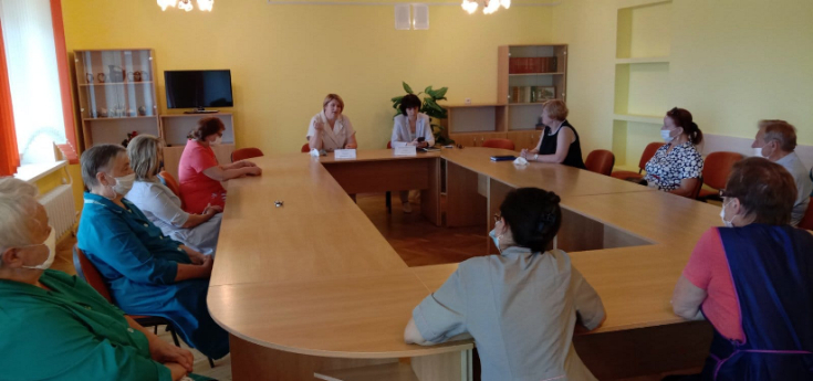 Член Совета Республики М.Ильина провела встречу 
с трудовым коллективом