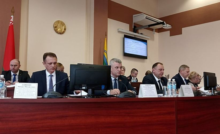 Член Совета Республики А.Неверов принял участие в заседании Рогачевского районного исполнительного комитета