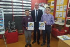 Член Совета Республики В.Матвеев встретился с учащимися Германовичской школы