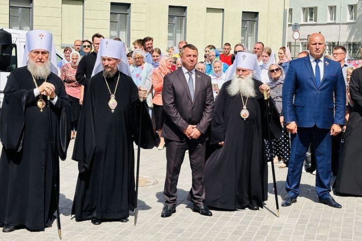 Член Совета Республики А.Горошкин принял участие в торжественном собрании в память о святителе Георгии Конисском