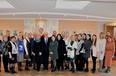Член Совета Республики Ю.Деркач принял участие во встрече с членами Молодежного парламента при районном Совете депутатов и акции по оцифровке памятников истории