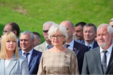Член Совета Республики И.Левкович приняла участие в акции «Символ единства — 2023».