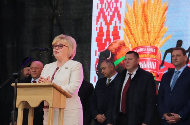 Член Совета Республики Т.Шатликова приняла участие в праздновании Дня города в Малорите