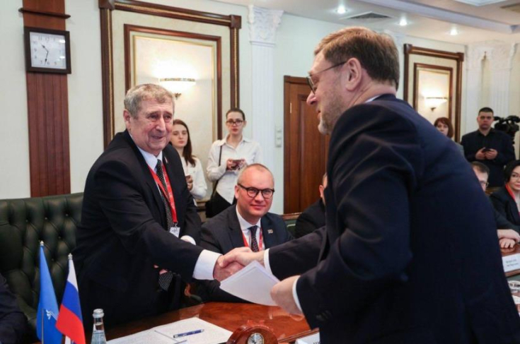 Состоялись встречи М.Русого с руководством палат Федерального Собрания Российской Федерации
