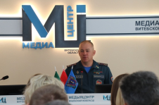 С.Мелешкин выступил спикером на пресс-конференции в медиацентре Витебской области