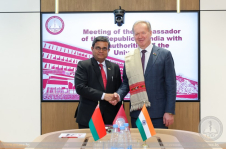 Игорь Жук встретился с Чрезвычайным и Полномочным Послом Индии в Беларуси Ашоком Кумаром