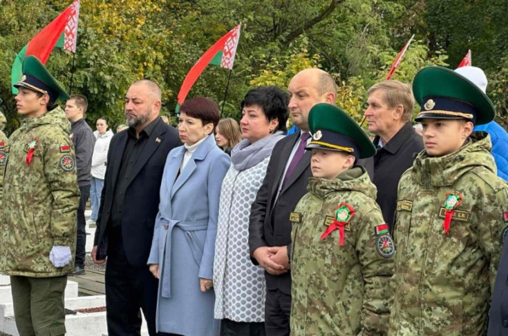 А.Смоляк на митинге, посвященном годовщине освобождения Новобелицкого района Гомеля: подвиг поколения Победителей навсегда в сердцах белорусов