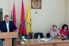 Член Совета Республики В.Полищук провел выездной прием граждан и встретился с трудовым коллективом