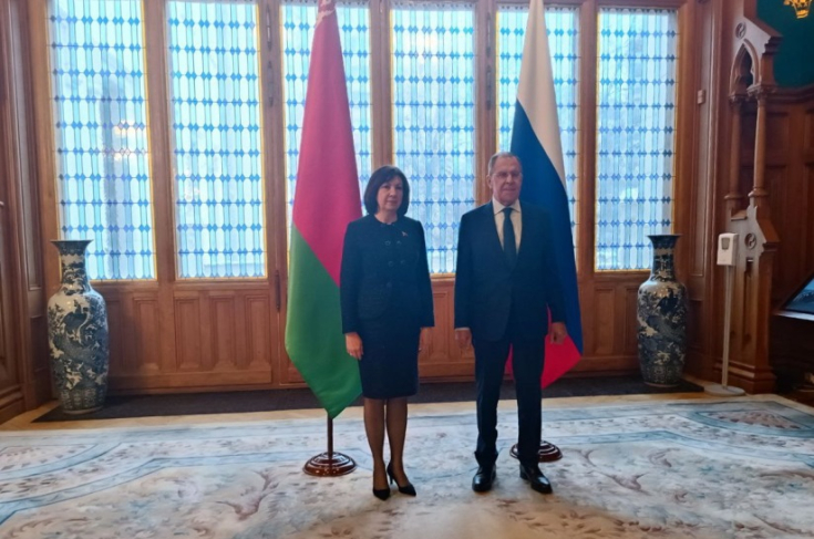 Председатель Совета Республики Н.Кочанова встретилась с Министром иностранных дел Российской Федерации С.Лавровым