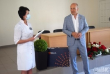 Член Совета Республики В.Байко встретился с трудовым коллективом Волковысской центральной районной больницы