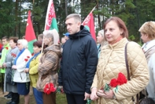 Член Совета Республики Е.Серафинович приняла участие в республиканской акции «Символ единства»