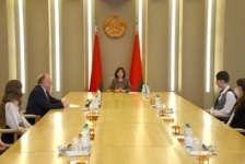Председатель Совета Республики Наталья Кочанова встретилась с учащимися столичной гимназии №24