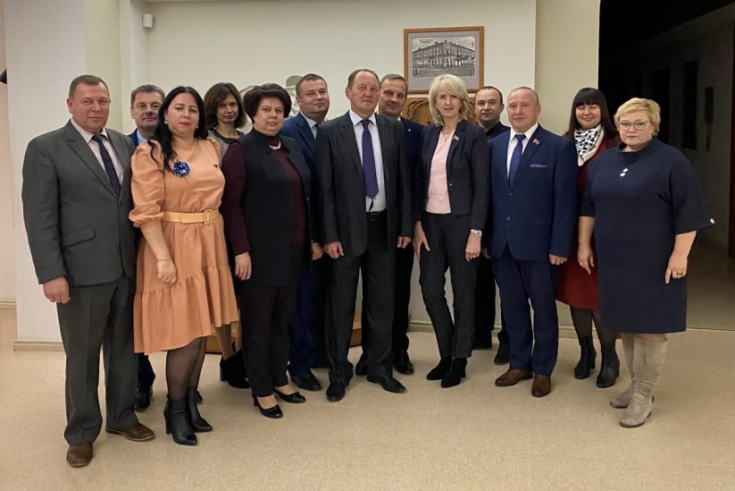 Член Президиума Совета Республики Т.Рунец провела встречу с председателями сельских Советов депутатов Брестского района