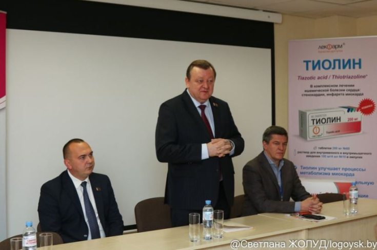 Член Президиума Совета Республики С.Алейник провел встречу с трудовым коллективом