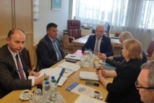Член Президиума Совета Республики С.Рачков провел очередное заседание Постоянной комиссии по международным делам и национальной безопасности.