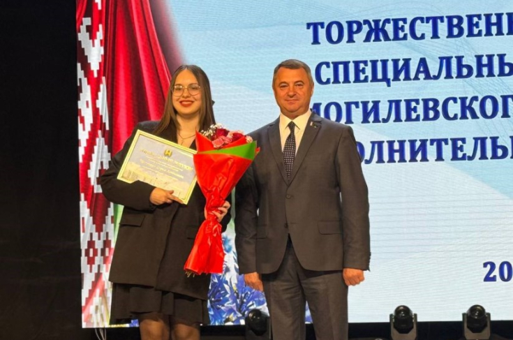 А.Горошкин принял участие в торжественной церемонии чествования победителей заключительного этапа республиканской олимпиады