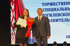 А.Горошкин принял участие в торжественной церемонии чествования победителей заключительного этапа республиканской олимпиады