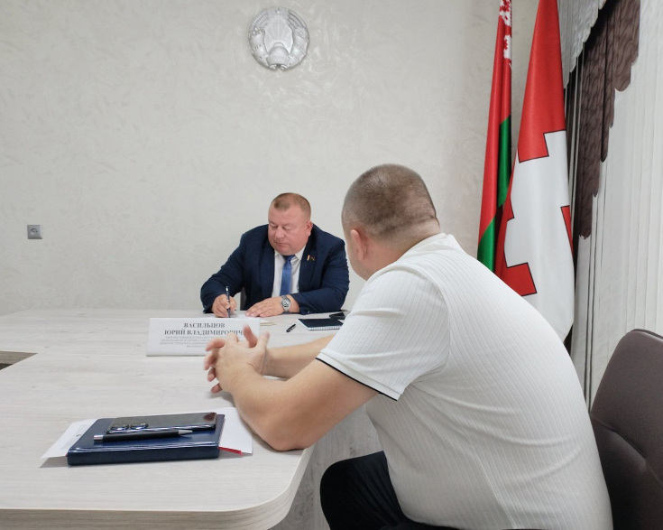 Юрий Васильцов посетил с рабочим визитом Чечерский район