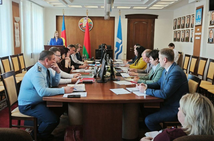 Член Совета Республики Т.Игнатюк приняла участие в заседании Березовского районного исполнительного комитета