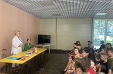 Член Совета Республики Е.Журавлёва посетила оздоровительный лагерь «Орленок» Несвижского района