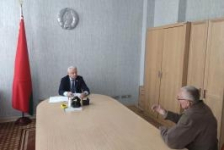 Член Президиума Совета Республики С.Рачков провел личный прием граждан
