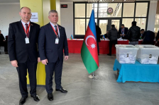 Члены Совета Республики принимают участие в международном наблюдении за внеочередными выборами Президента Азербайджанской Республики