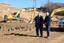 Член Президиума Совета Республики В.Лискович посетил объекты строительства кольцевой дороги в Гродно