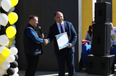 Член Совета Республики И.Головатый принял участие в торжественном открытии здания спортивного манежа
