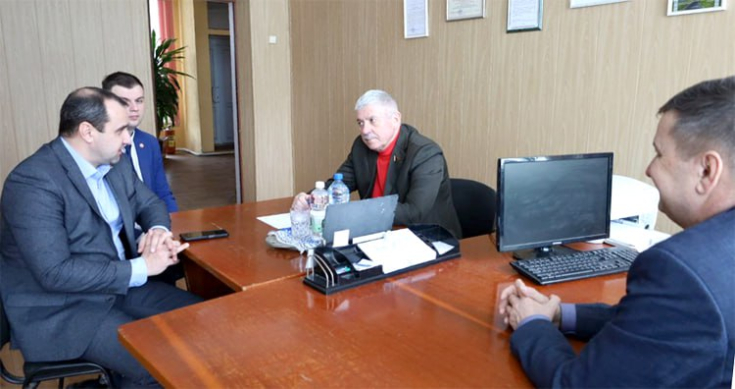 Член Совета Республики Национального собрания Республики Беларусь Валерий Гайдукевич посетил Слуцкий район