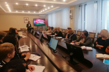 Член Президиума Совета Республики И.Старовойтова провела встречу с трудовым коллективом ГУО «Академия образования» по вопросам избирательной кампании
