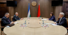 Председатель Совета Республики Н.Кочанова встретилась с Чрезвычайным и Полномочным Послом Республики Узбекистан в Республике Беларусь